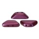 Les perles par Puca® Tinos kralen Metallic Mat Dark Violet 23980/94108